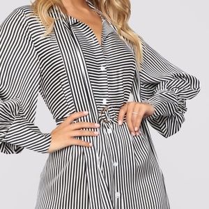 Sunday Picnic Striped Dress